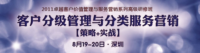 客户分级管理与分类服务营销[策略+实战]
